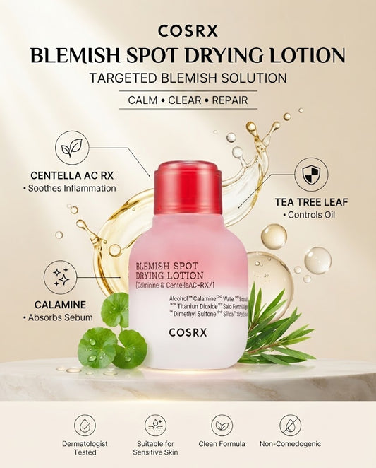COSRX AC Collection Blemish Spot Drying Lotion - 30ml | Overnight Acne Spot Treatment