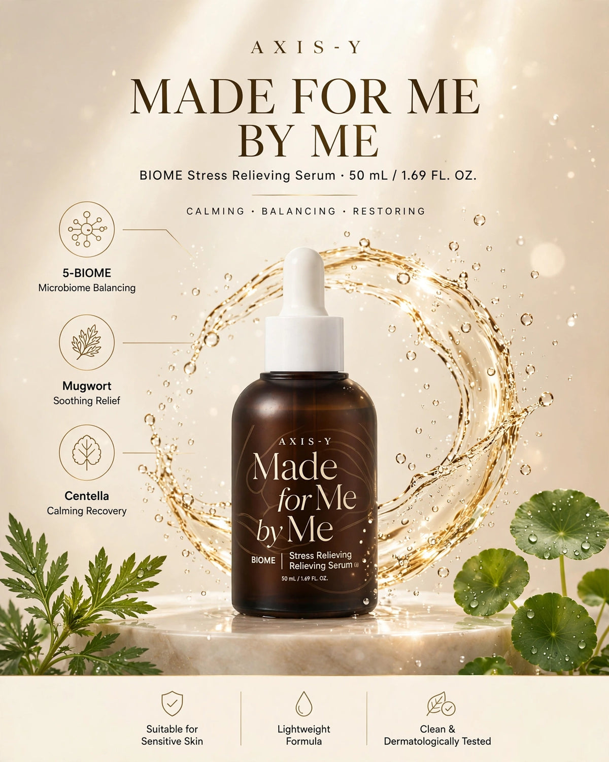 AXIS-Y Biome Radiating Intensified Essence - 50ml | Probiotic K-Beauty Serum
