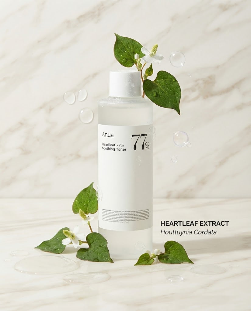 Anua Heartleaf 77% Soothing Toner (250ml) - Calming Facial Toner for Sensitive & Acne-Prone Skin