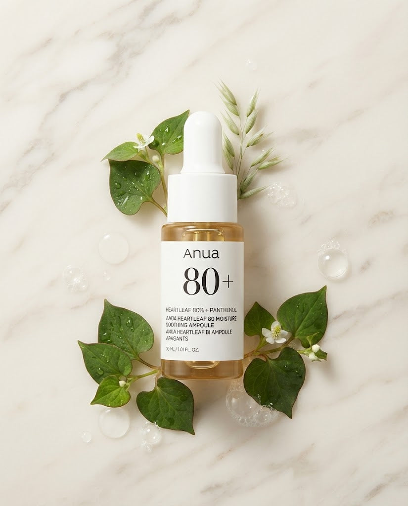 Anua Heartleaf 80% Moisture Soothing Ampoule (30ml) – Calming Face Serum