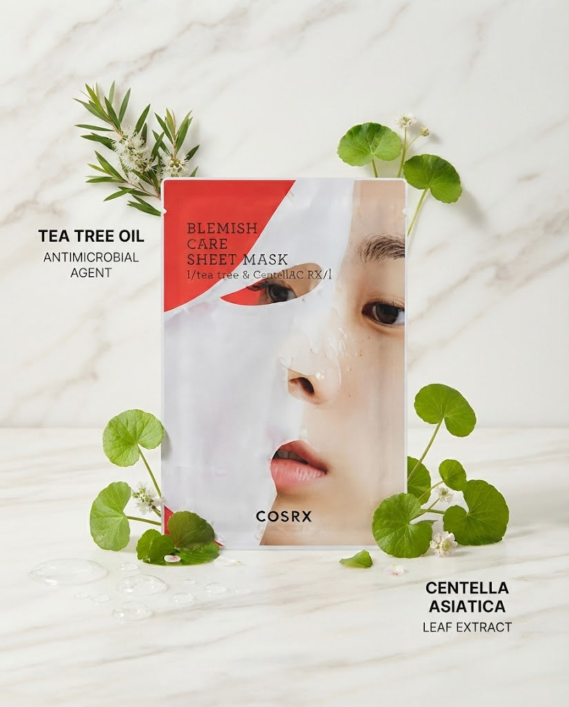COSRX AC Collection Blemish Care Sheet Mask (26ml / 26g) | Acne & Scar Treatment