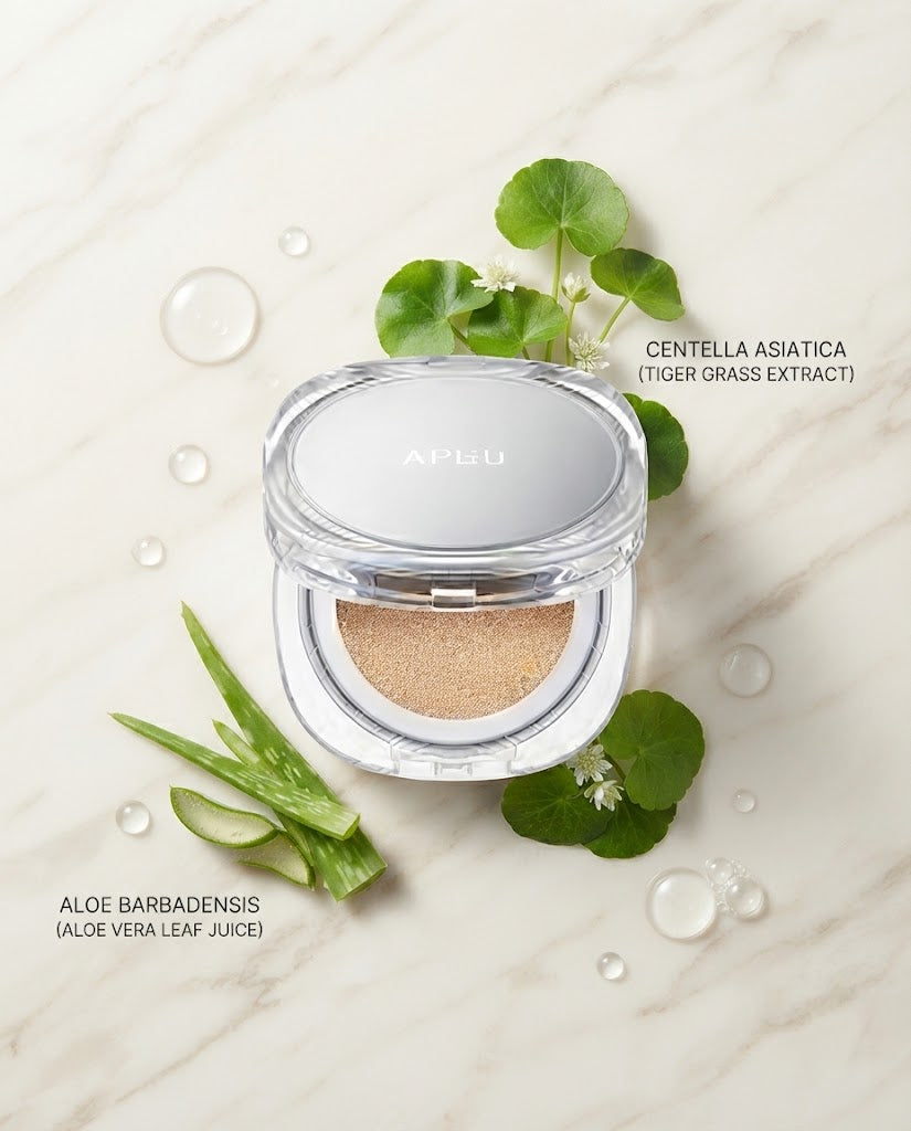 A'pieu Waterlock Cushion Compact - Soothing Hydrating Foundation