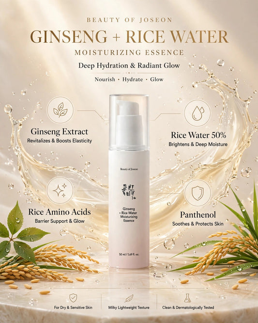 Beauty of Joseon Ginseng + Rice Water Moisturizing Essence (50ml)