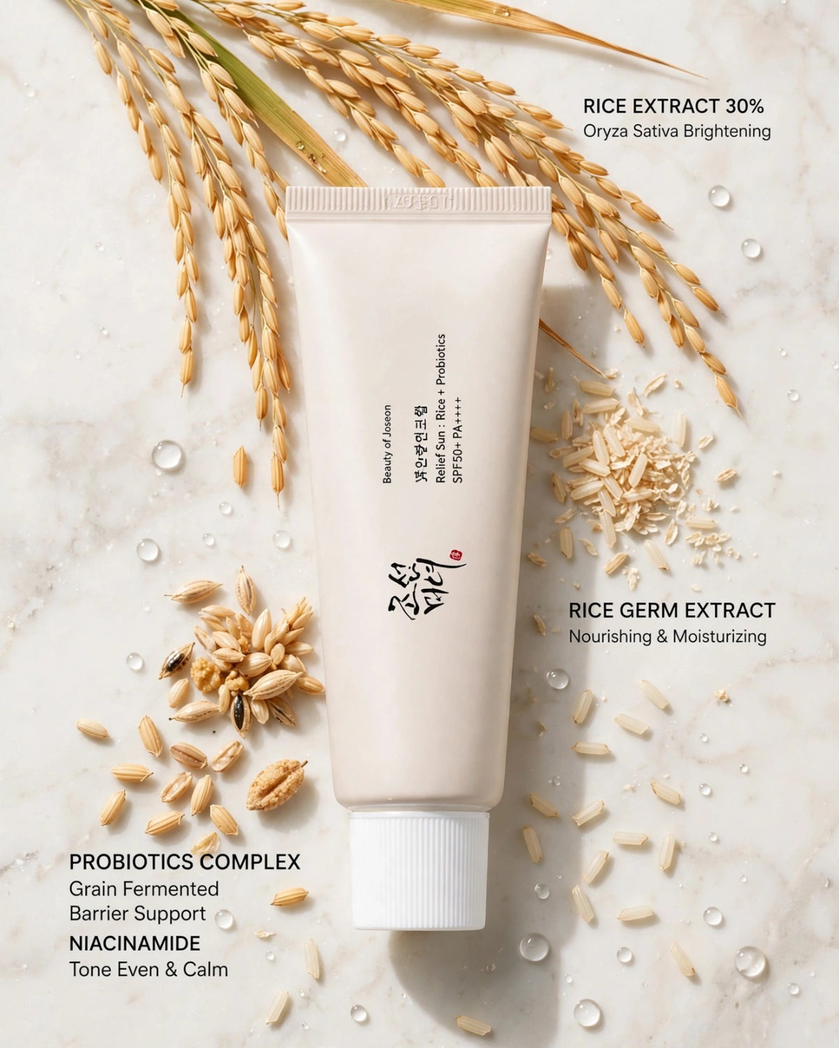 Beauty of Joseon Relief Sun : Rice + Probiotics SPF50+ (50ml) – Authentic K-Beauty