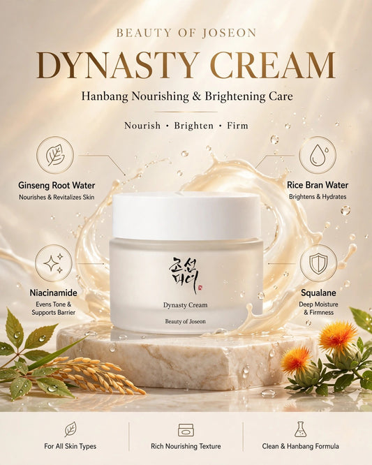 Beauty of Joseon Dynasty Cream (50ml) - Dewy Hydrating Face Moisturizer