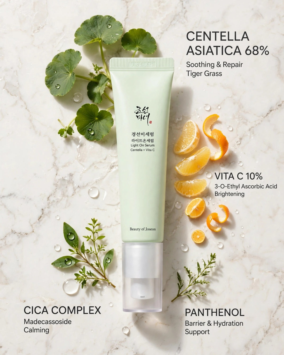 Beauty of Joseon Light On Serum: Centella + Vita C (30ml) – Brightening & Soothing Formula
