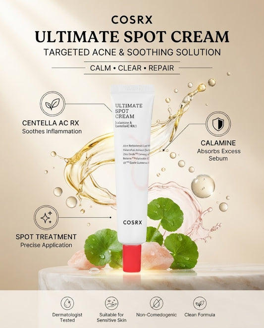 COSRX AC Collection Ultimate Spot Cream - 30g / 30ml | Targeted Acne Treatment