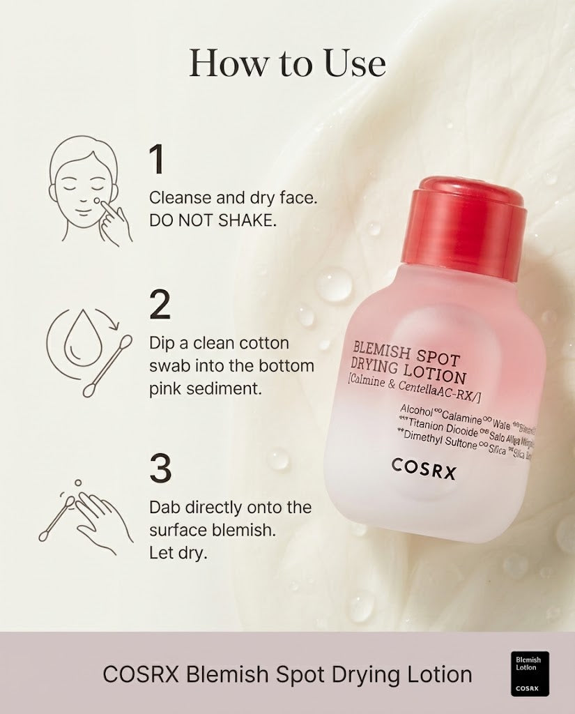COSRX AC Collection Blemish Spot Drying Lotion - 30ml | Overnight Acne Spot Treatment