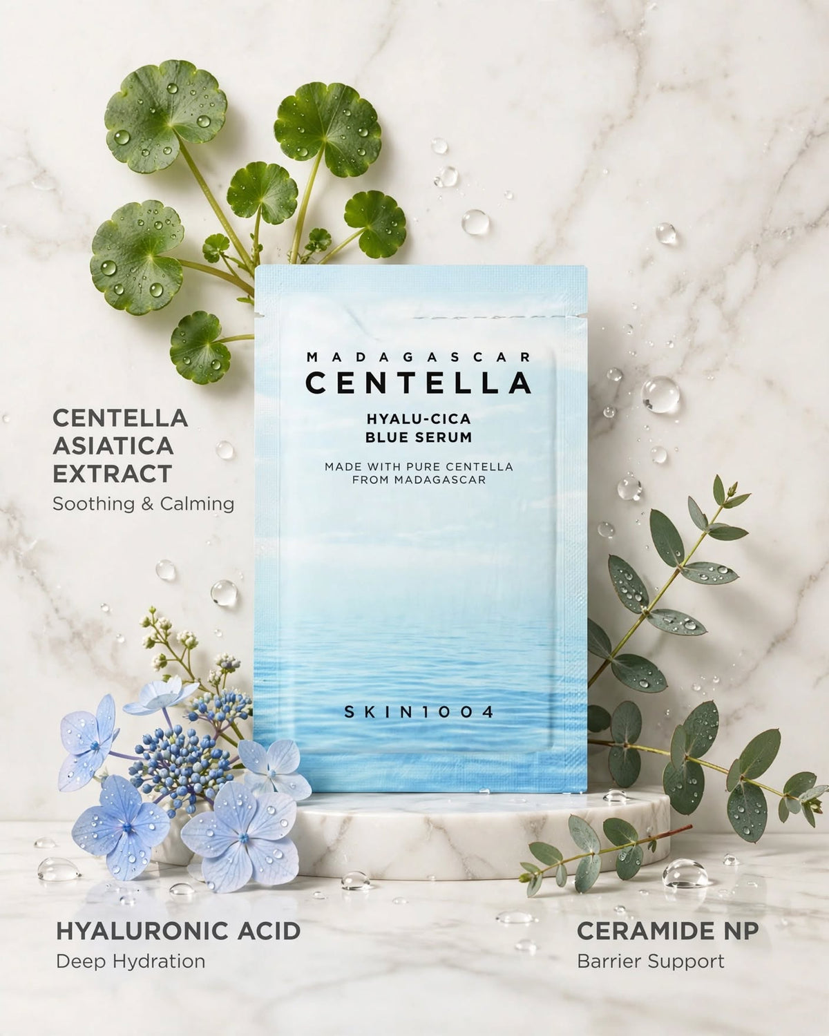 SKIN1004 Madagascar Centella Hyalu-Cica Blue Serum