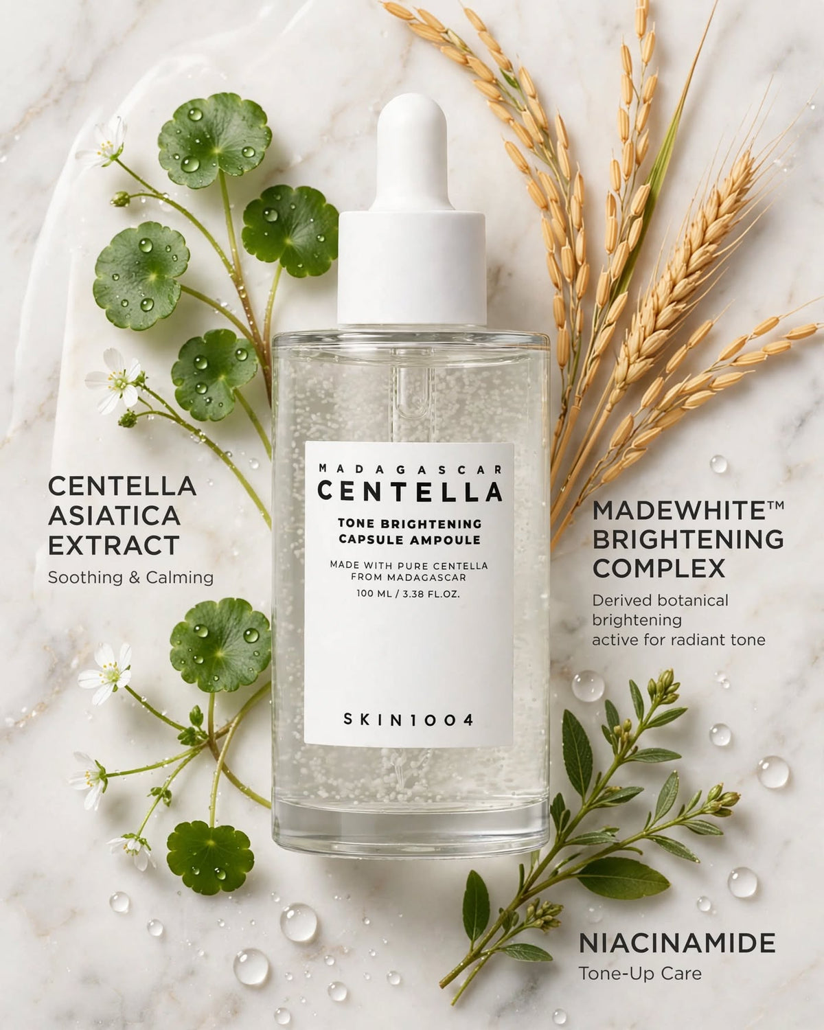 SKIN1004 Madagascar Centella Tone Brightening Capsule Ampoule