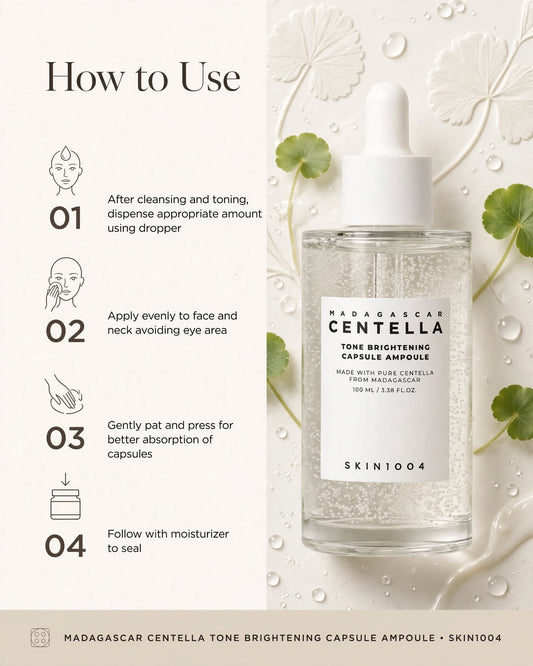 SKIN1004 Madagascar Centella Tone Brightening Capsule Ampoule
