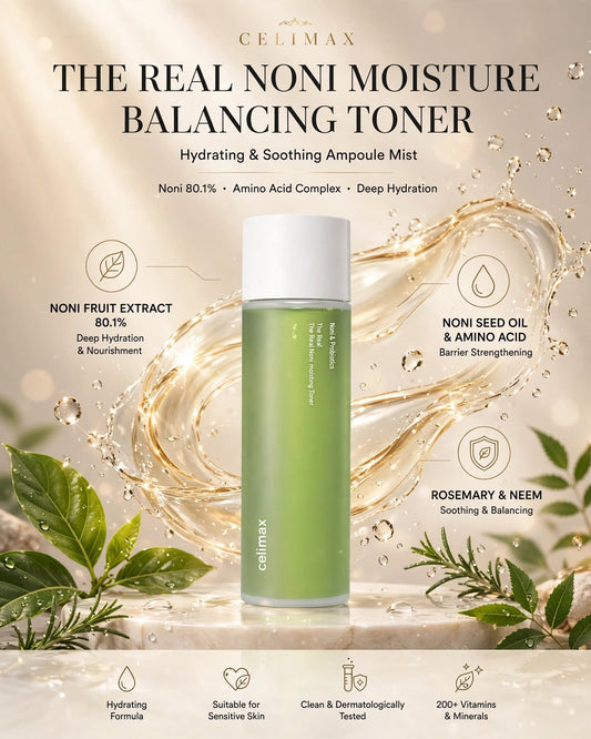 Celimax The Real Noni Moisture Balancing Toner - 150ml (5.07 fl. oz.) | Authentic K-Beauty
