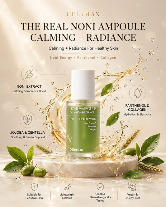 CELIMAX The Real Noni Ampoule Calming + Radiance Serum