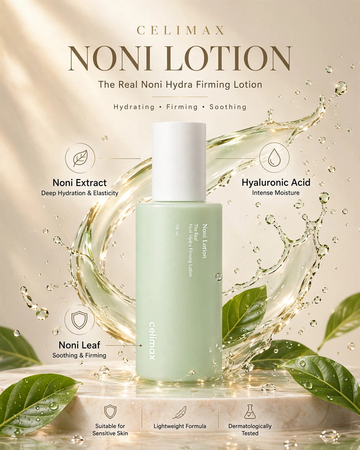 Celimax The Real Noni Hydra Firming Lotion - 150ml | Lightweight Hydration
