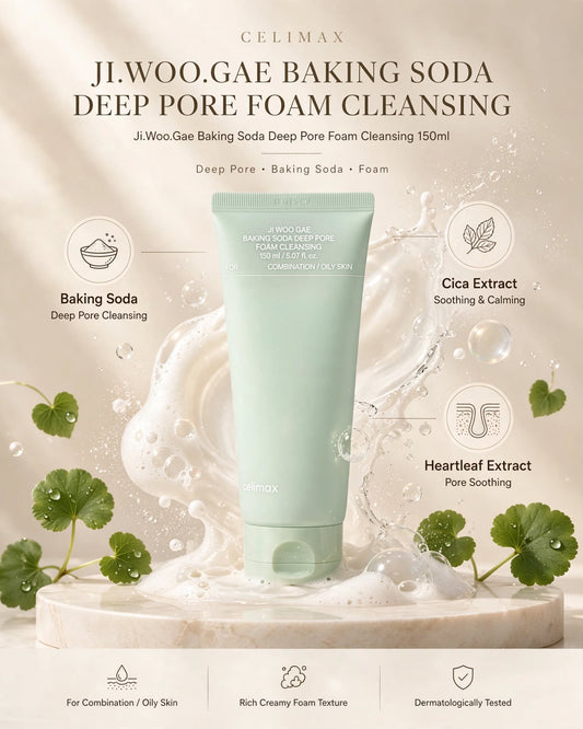 celimax Ji Woo Gae Baking Soda Deep Pore Foam Cleansing - 150ml
