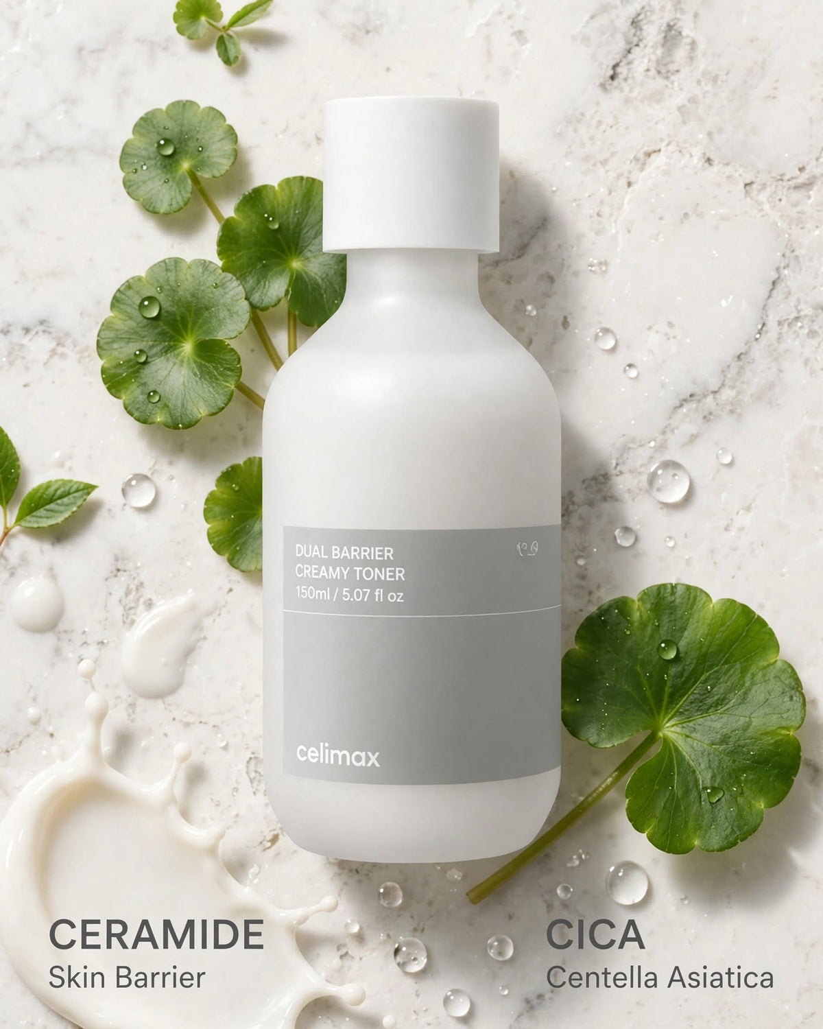 Celimax Dual Barrier Creamy Toner 150ml – Ceramide Barrier Repair