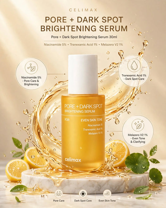 Celimax Pore + Dark Spot Brightening Serum - 30ml | Fade Hyperpigmentation