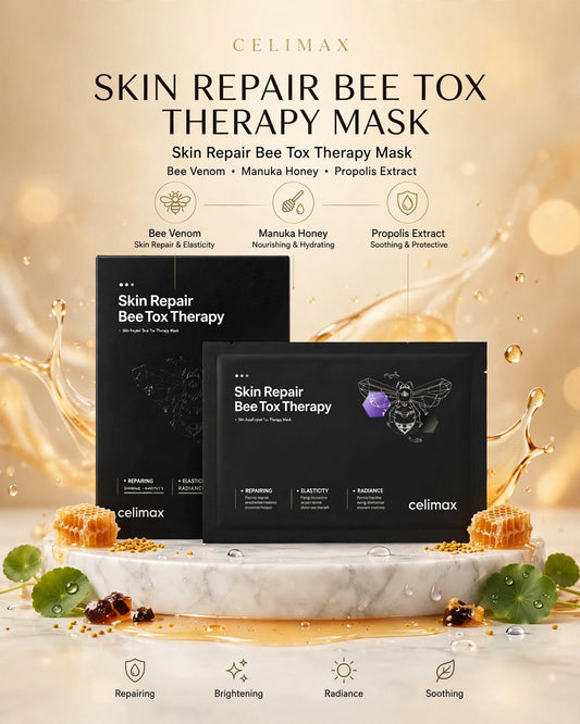 celimax Skin Repair Bee Tox Therapy Sheet Mask (25ml) | Anti-Aging & 5% AHA