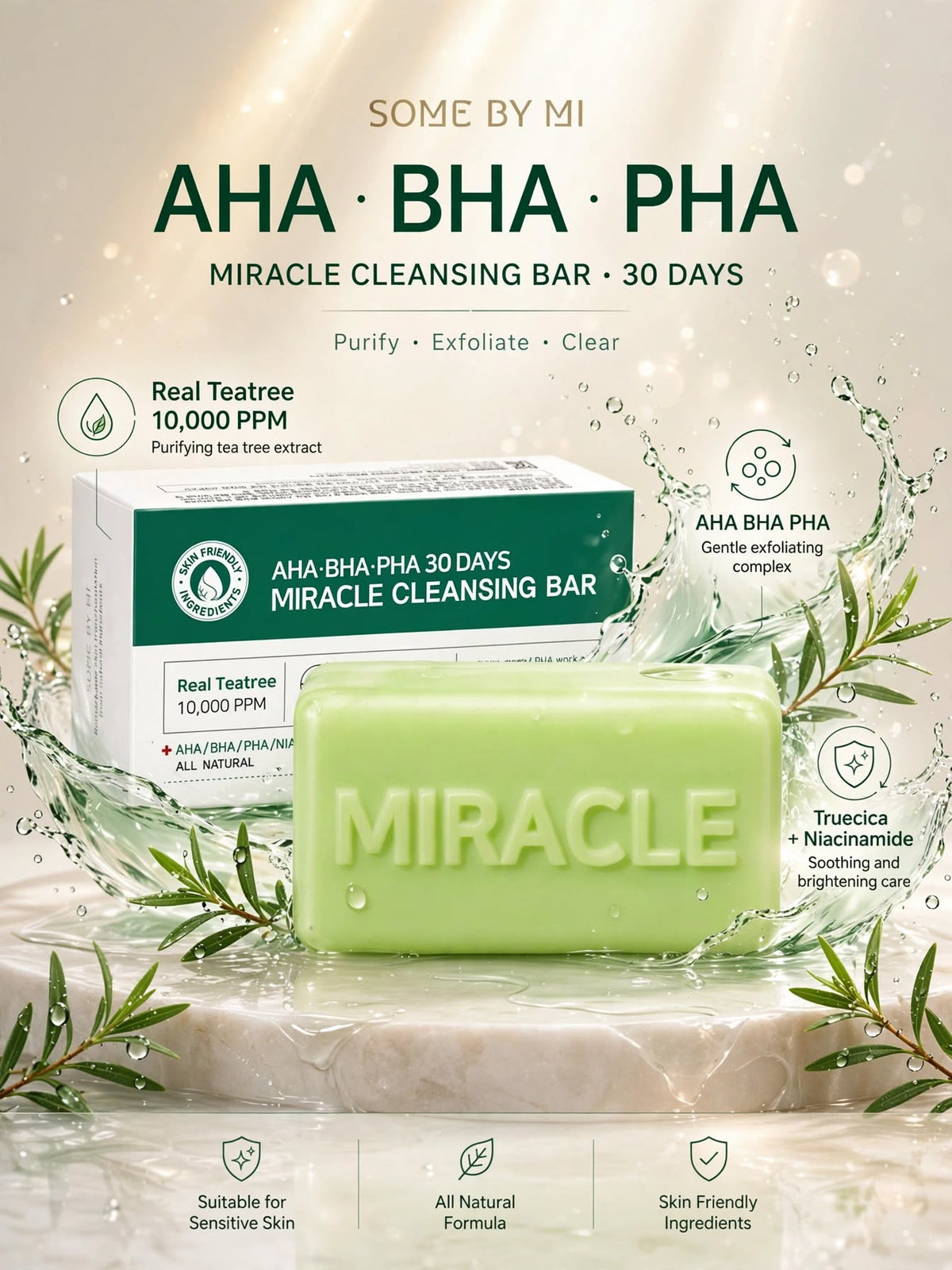SOME BY MI AHA BHA PHA 30 Days Miracle Cleansing Bar