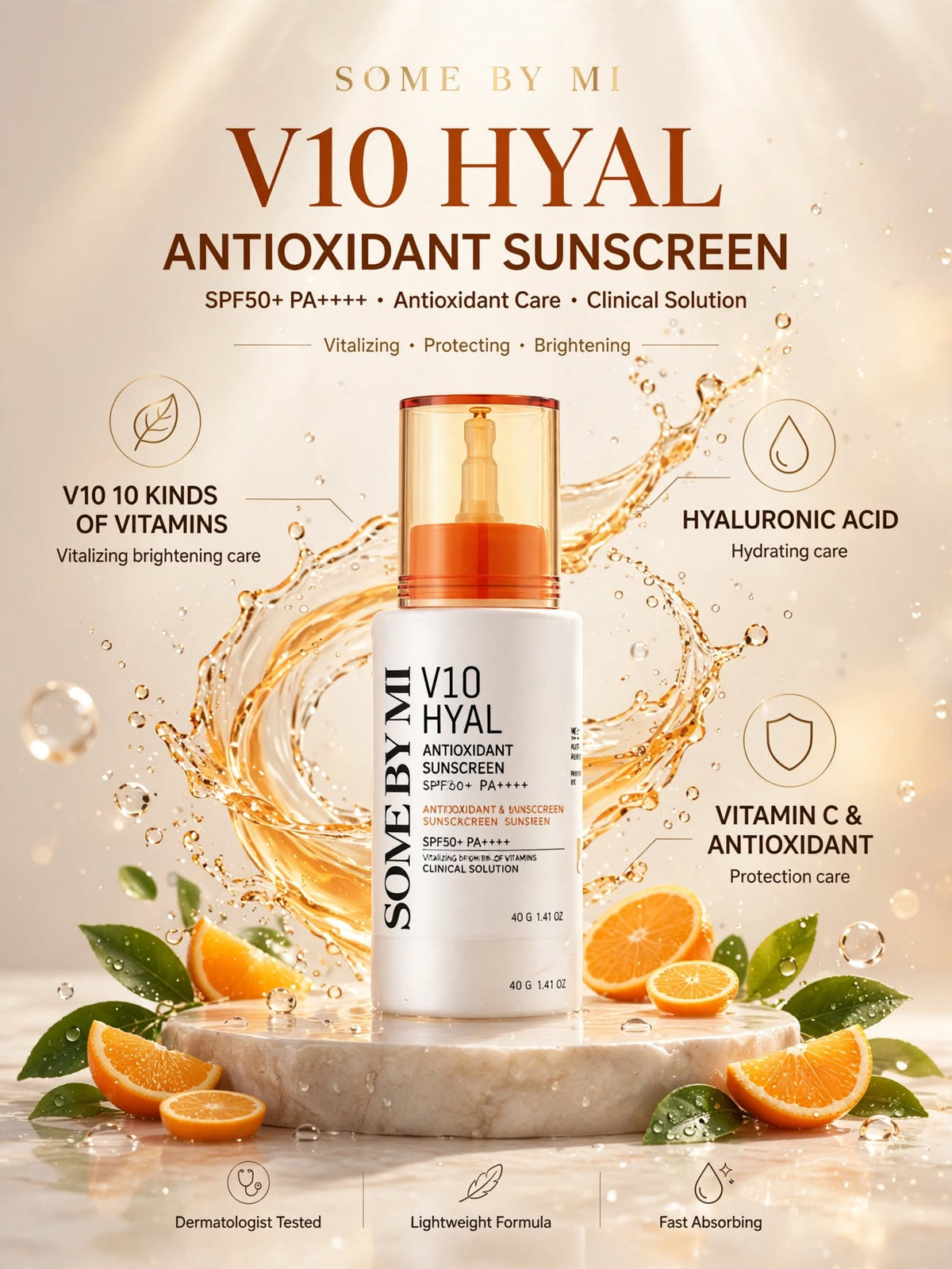 SOME BY MI V10 Hyal Antioxidant Sunscreen