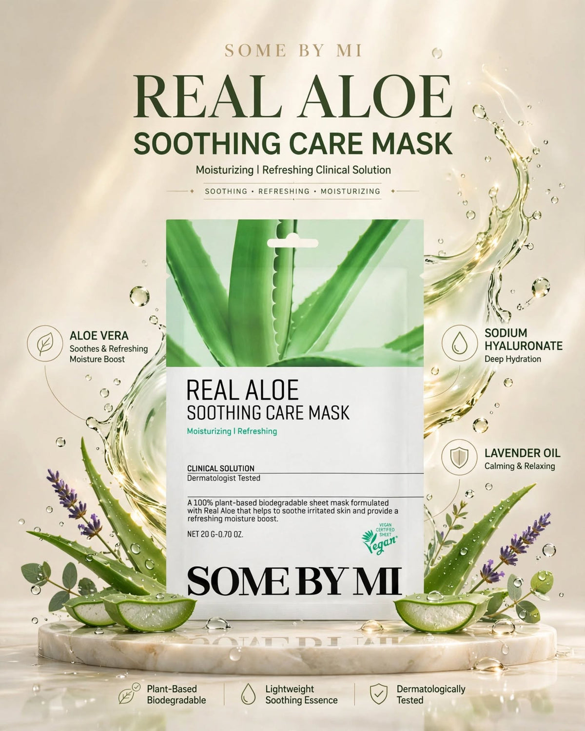SOME BY MI Real Aloe Soothing Care Mask