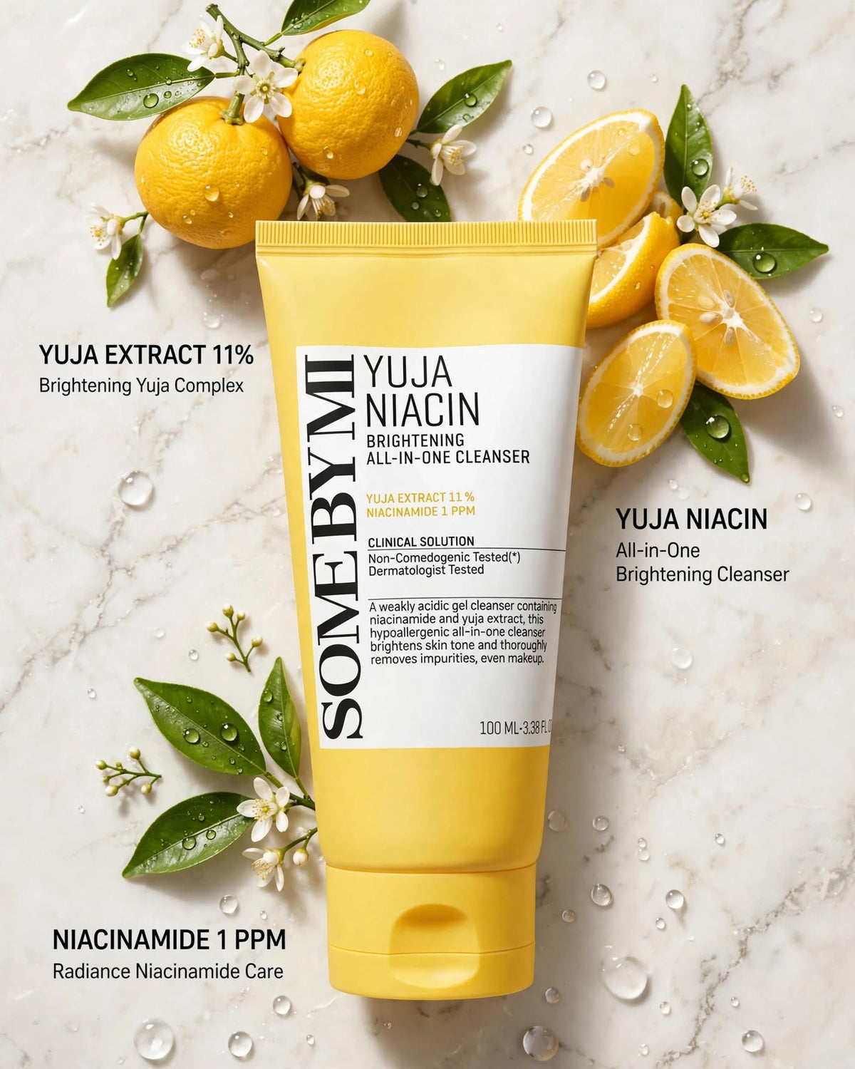 SOME BY MI Yuja Niacin Brightening All-In-One Cleanser