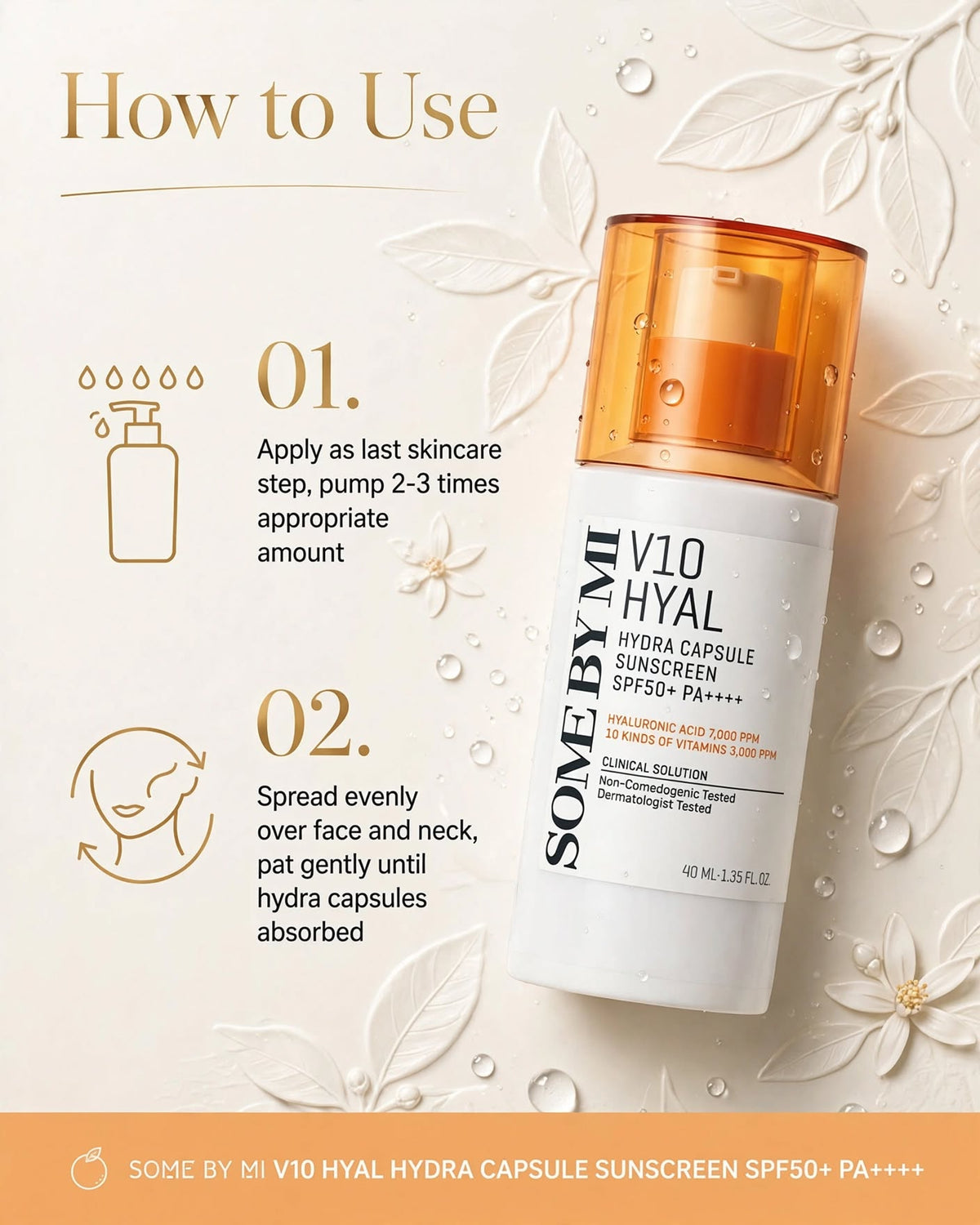 SOME BY MI V10 Hyal Hydra Capsule Sunscreen