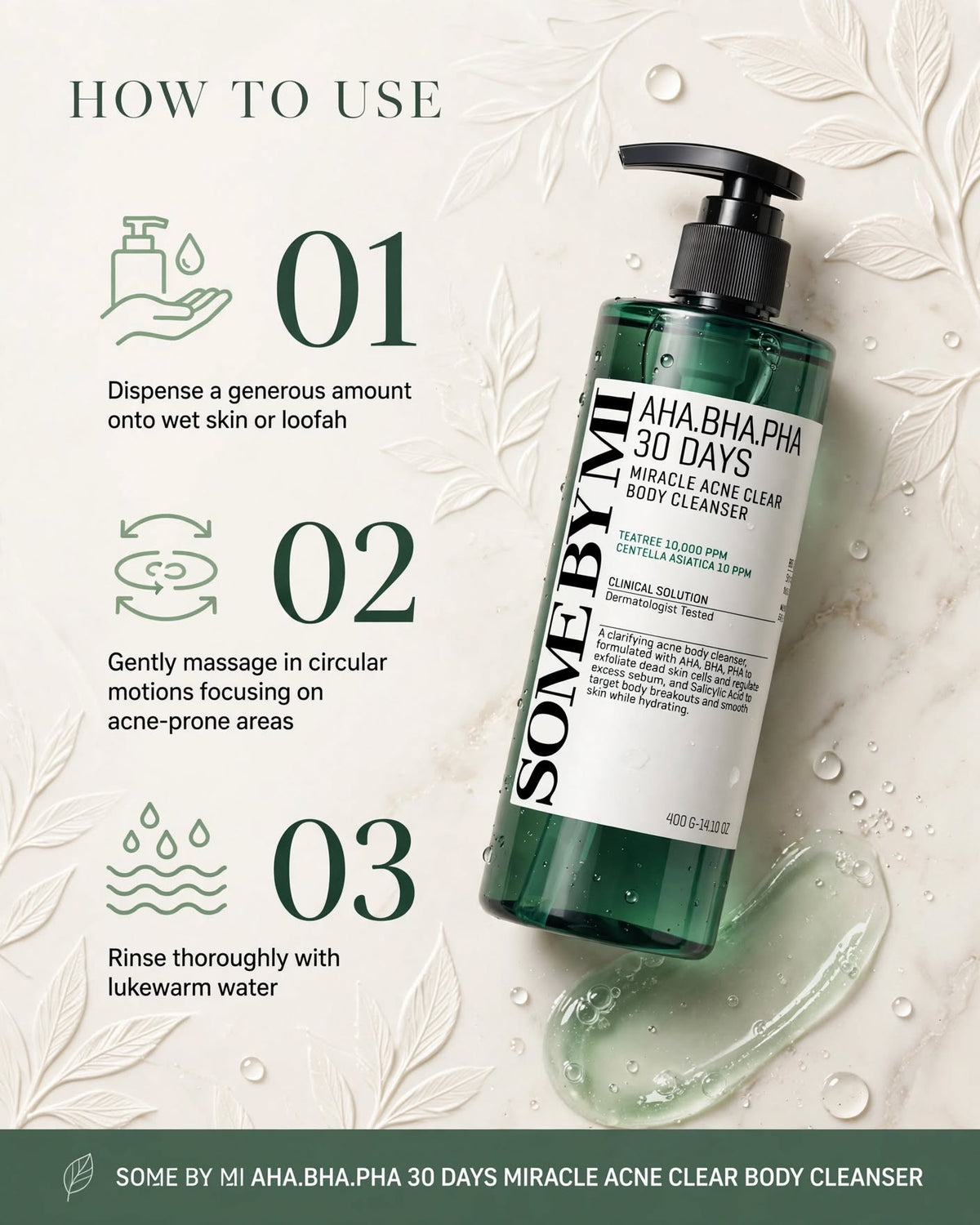 SOME BY MI AHA BHA PHA 30 Days Miracle Acne Clear Body Cleanser