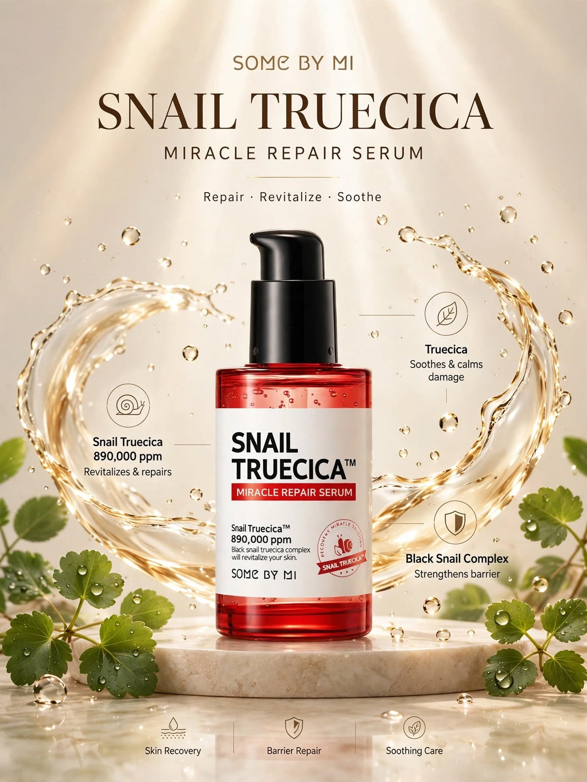 SOME BY MI Snail Truecica Miracle Repair Serum