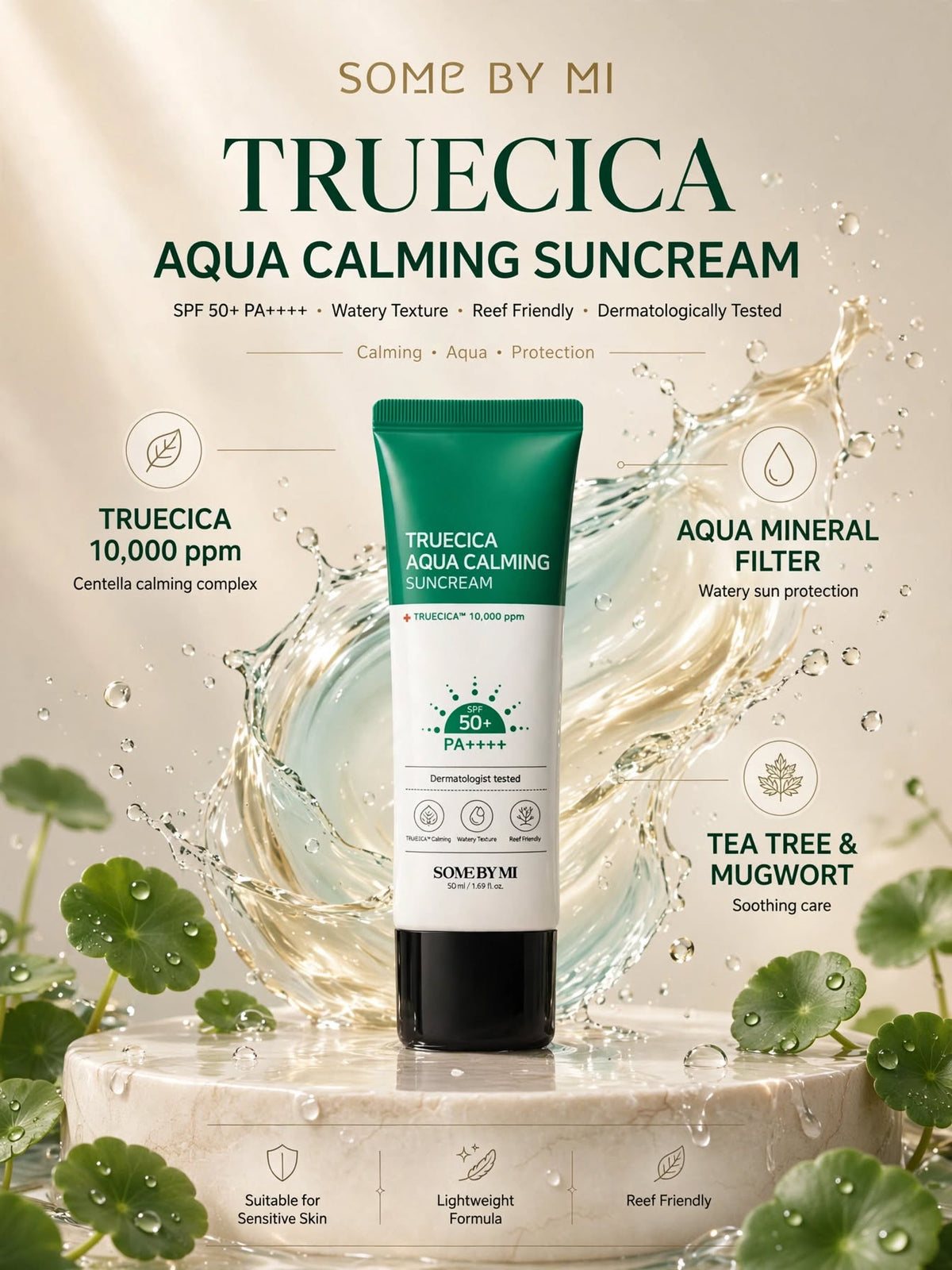 SOME BY MI Aqua Calming Truecica Suncream