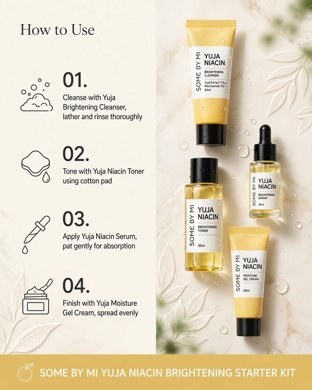 SOME BY MI Yuja Niacin Brightening Starter Kit