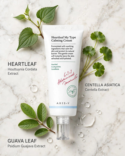 AXIS-Y Heartleaf My Type Calming Cream 60ml | Calming Gel Moisturizer