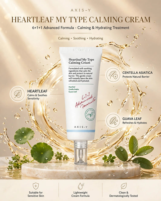 AXIS-Y Heartleaf My Type Calming Cream 60ml | Calming Gel Moisturizer