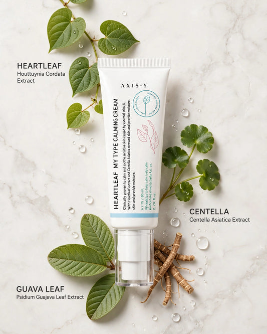 AXIS-Y Heartleaf My Type Calming Cream 60ml | Hydrating Gel Moisturizer
