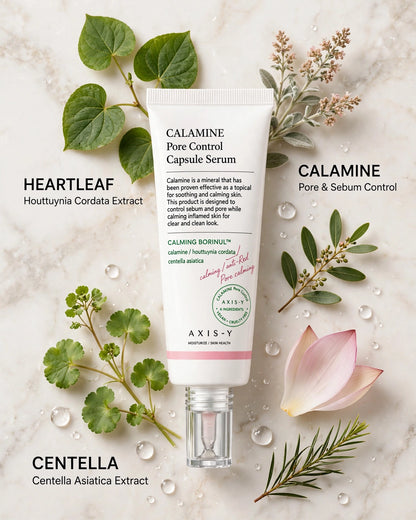 AXIS-Y Calamine Pore Control Capsule Serum (50ml) | Pore Tightening & Oil Control