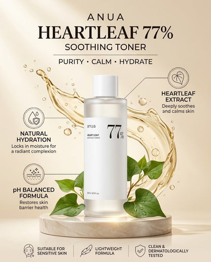 Anua Heartleaf 77% Soothing Toner