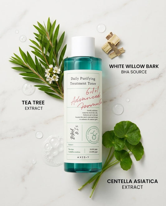 AXIS-Y Daily Purifying Treatment Toner (200ml) – Triple-Acid Pore-Clarifying Toner