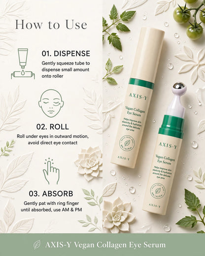 AXIS-Y Vegan Collagen Eye Serum 10ml | Anti-Wrinkle & Dark Circles