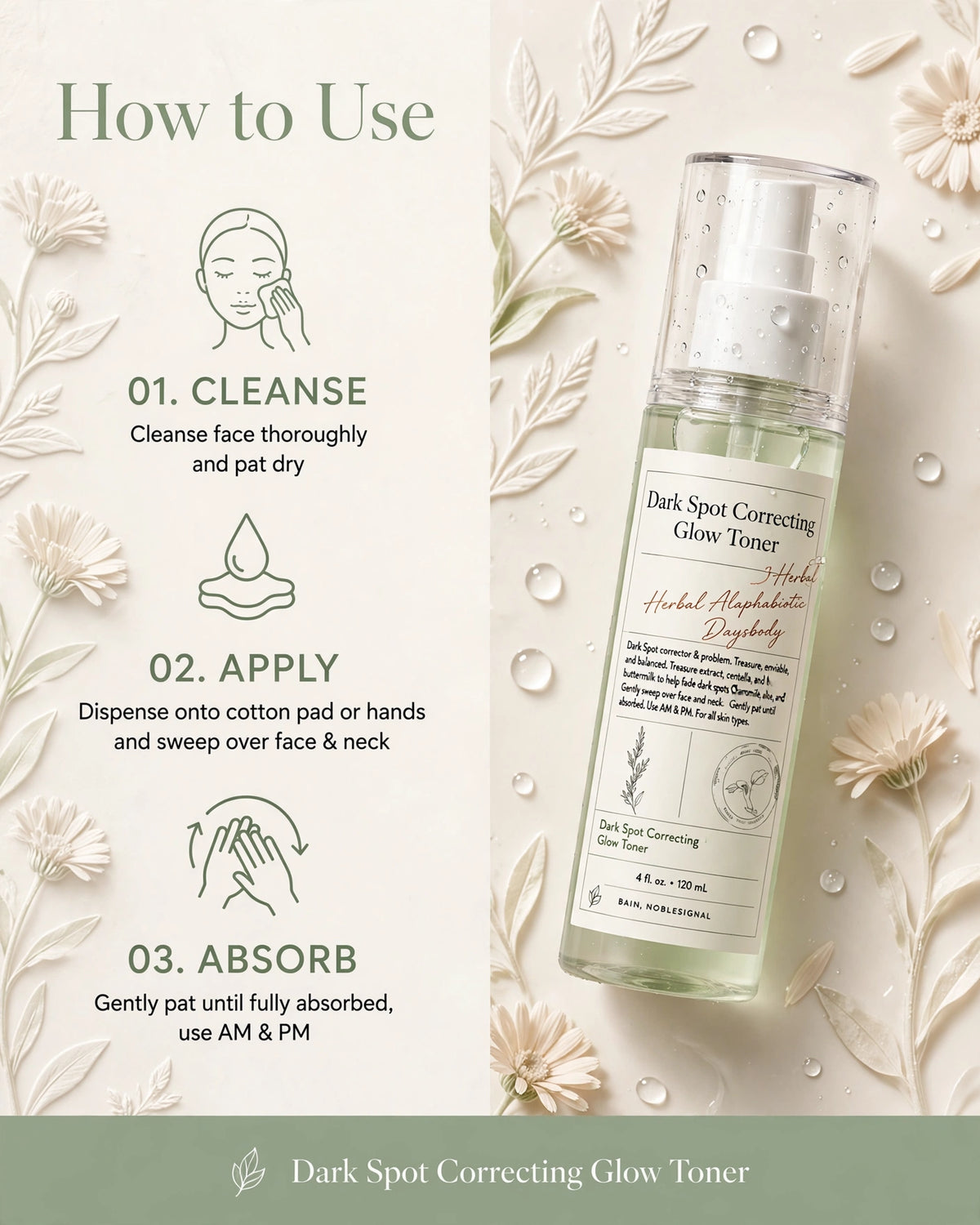 AXIS-Y Dark Spot Correcting Glow Toner - 5% Niacinamide & Glutathione