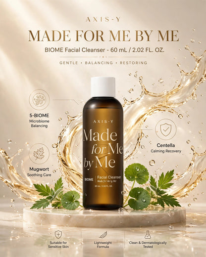 AXIS-Y Made for Me by Me BIOME Facial Cleanser for Sensitive Skin