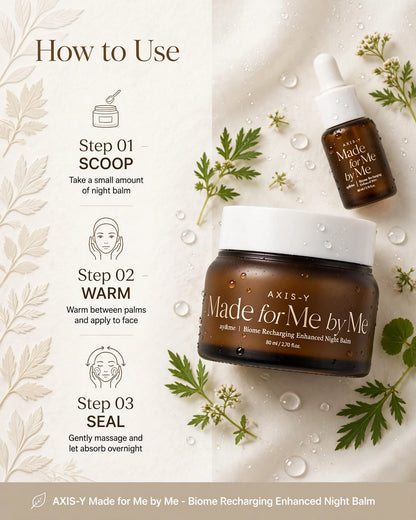 AXIS-Y Biome Recharging Night Renewal Set | Probiotic Night Balm