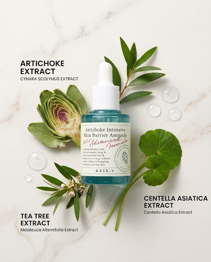 AXIS-Y Artichoke Intensive Skin Barrier Ampoule (30ml) – Pore-Refining Barrier Repair Serum