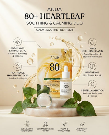 Anua Heartleaf 80% Moisture Soothing Ampoule (30ml)