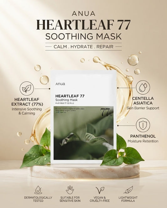 Anua Heartleaf 77% Soothing Sheet Mask (25ml)