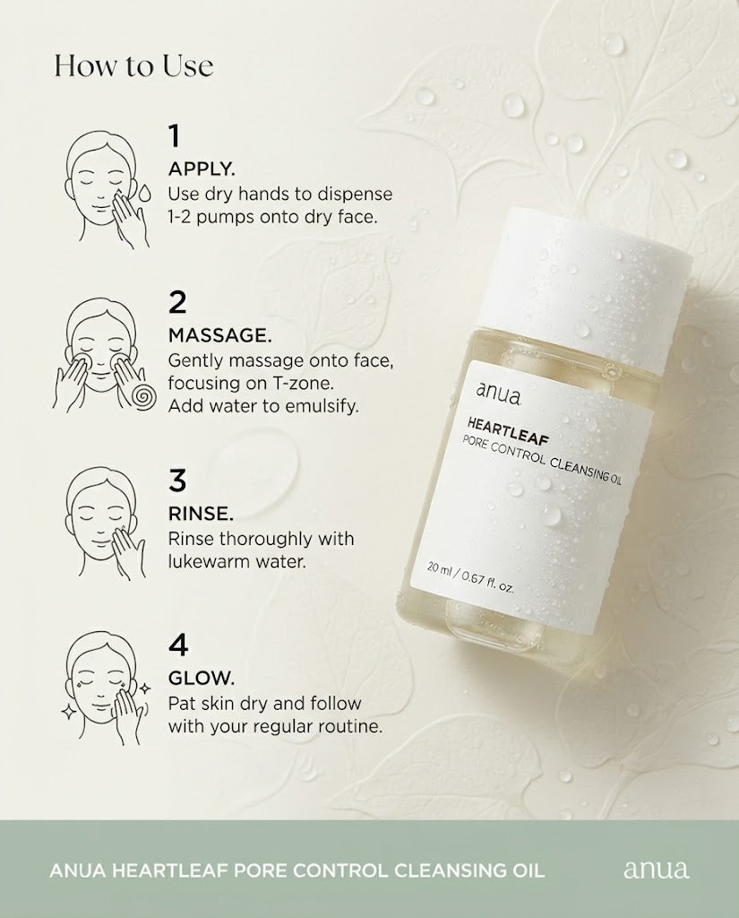 Anua Heartleaf Pore Control Cleansing Oil Mini (20ml)
