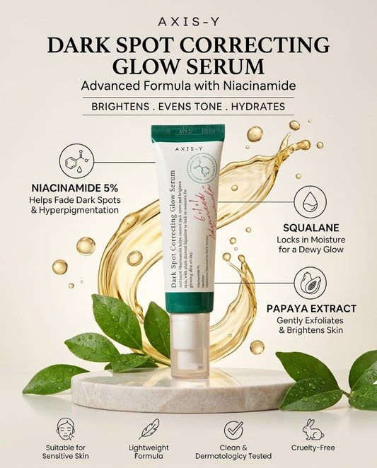 AXIS-Y Dark Spot Correcting Glow Serum (50ml) – 5% Niacinamide Brightening Serum