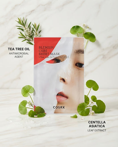 COSRX AC Collection Blemish Care Sheet Mask (26ml / 26g) | Acne & Scar Treatment