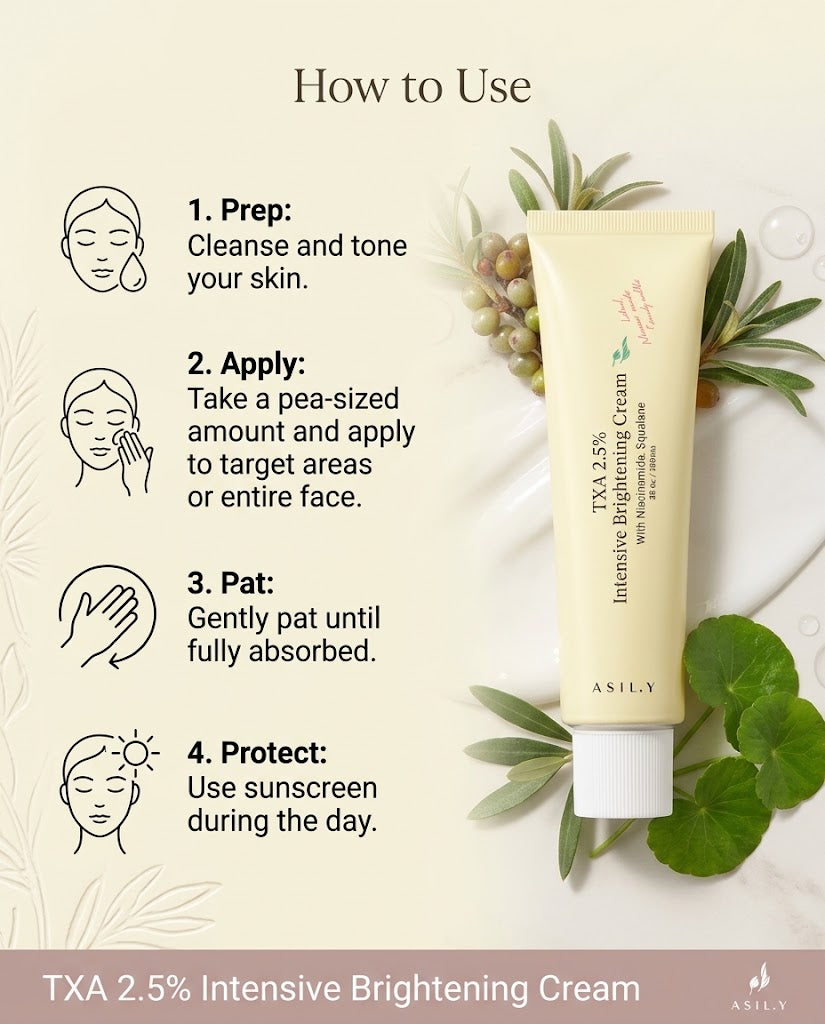AXIS-Y TXA 2.5% Intensive Brightening Cream (50ml) – Dark Spot & Melasma Treatment