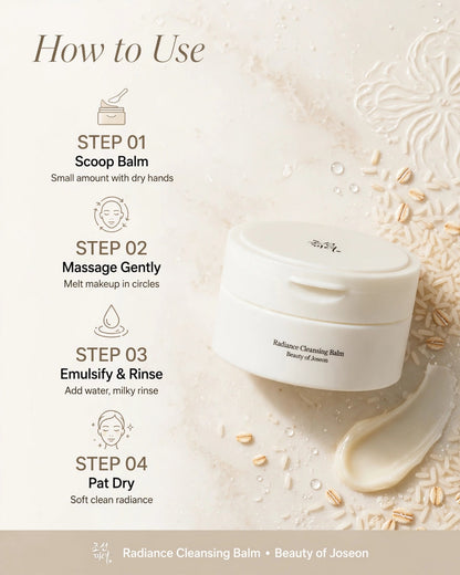 Beauty of Joseon Radiance Cleansing Balm (100ml) | Brightening Makeup Remover