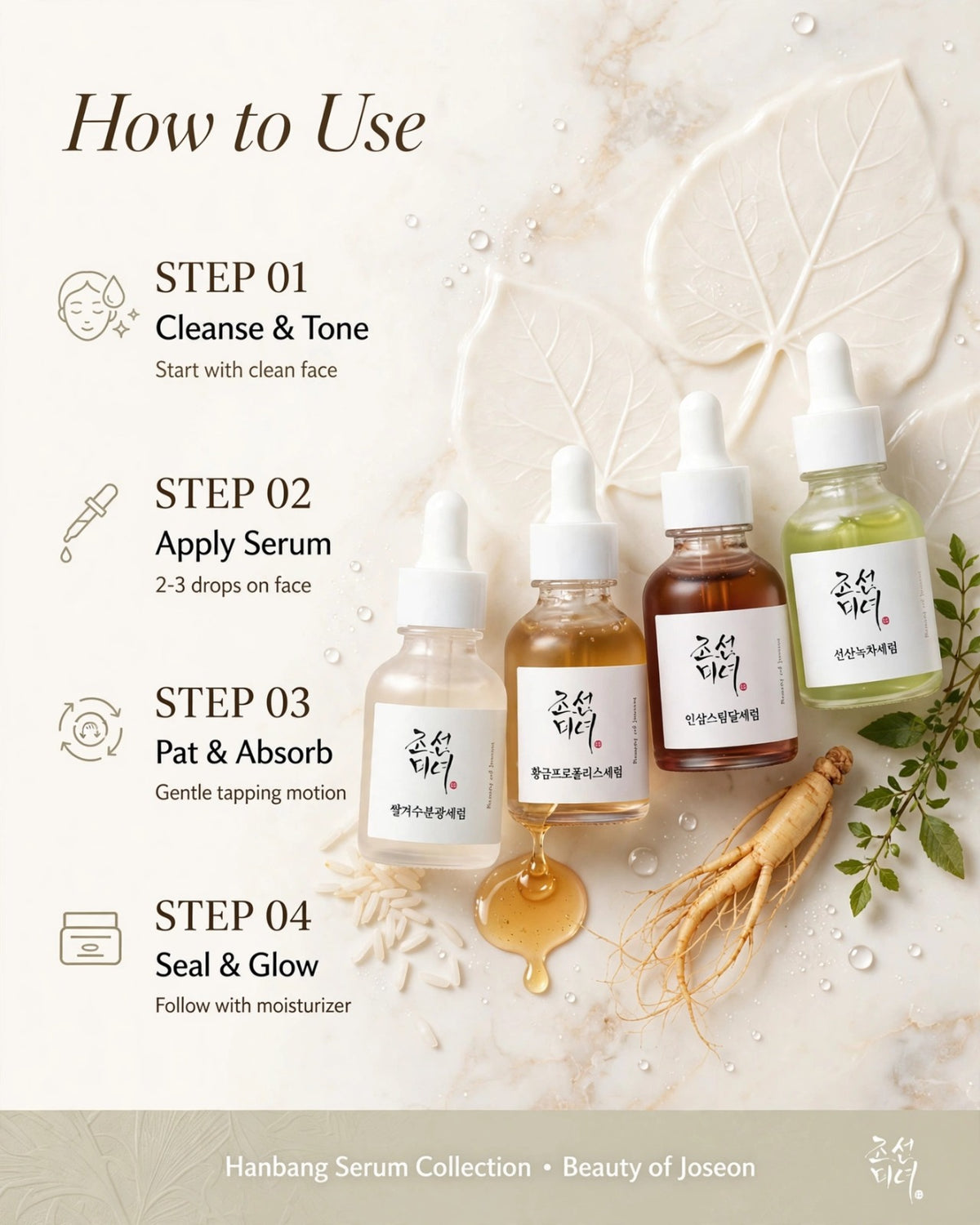 Beauty of Joseon Hanbang Serum Discovery Kit (10ml x 4) | K-Beauty Trial Set
